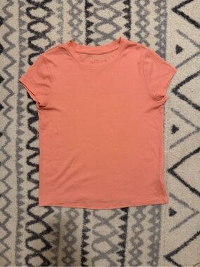 a new day Coral Crewneck Short Sleeve Tee